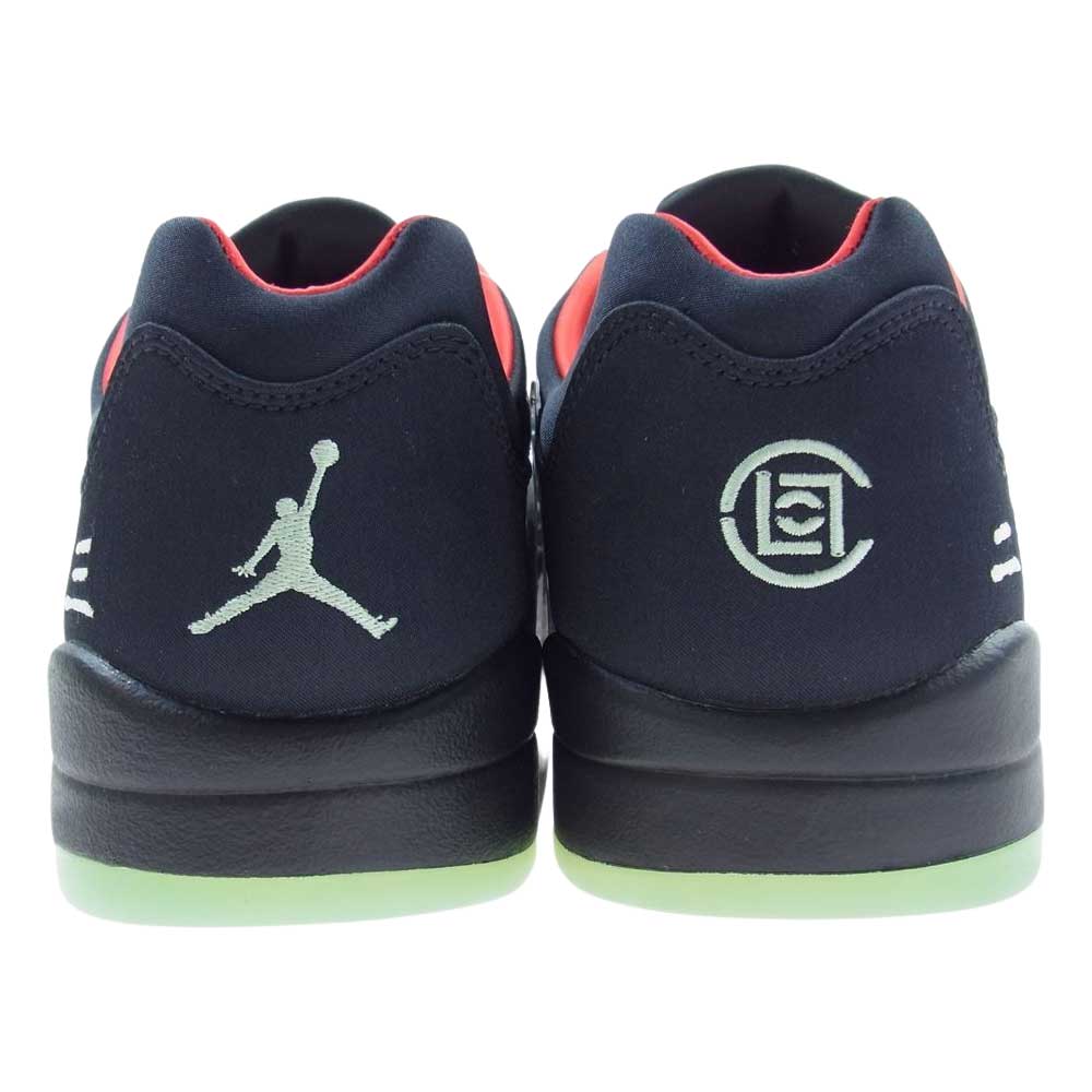 NIKE AIR JORDAN ナイキ ジョーダン DM4640-036 × CLOT クロット Air Jordan 5 Low エアジョーダン ロー Jade ジェイド ブラック系 29cm【新古品】【未使用】【中古】