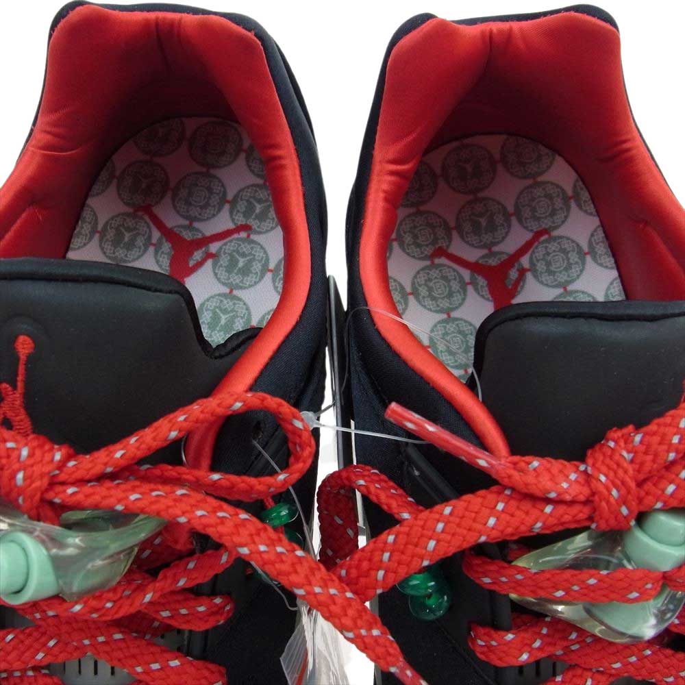 NIKE AIR JORDAN ナイキ ジョーダン DM4640-036 × CLOT クロット Air Jordan 5 Low エアジョーダン ロー Jade ジェイド ブラック系 29cm【新古品】【未使用】【中古】