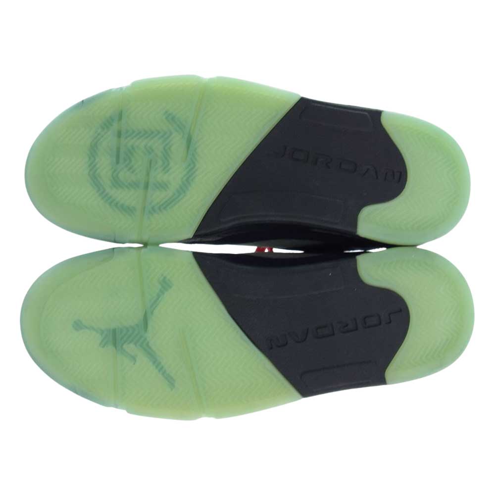 NIKE AIR JORDAN ナイキ ジョーダン DM4640-036 × CLOT クロット Air Jordan 5 Low エアジョーダン ロー Jade ジェイド ブラック系 29cm【新古品】【未使用】【中古】