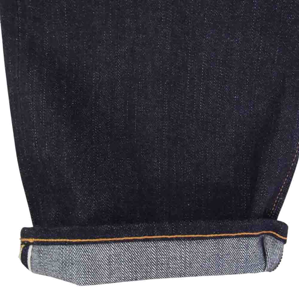 THE FLAT HEAD ザフラットヘッド 3005-S デニム ノンウォッシュ ボタンフライ ストレート インディゴ パンツ  インディゴブルー系 34【新古品】【未使用】【中古】