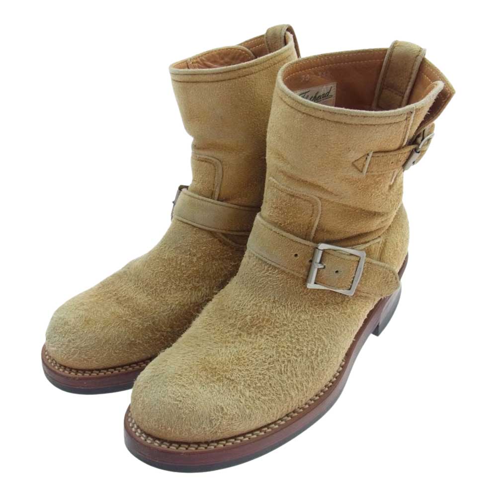 THE FLAT HEAD ザフラットヘッド SKB-30D deer skin ディアスキン エンジニアブーツ ライトブラウン系 24.5【中古】