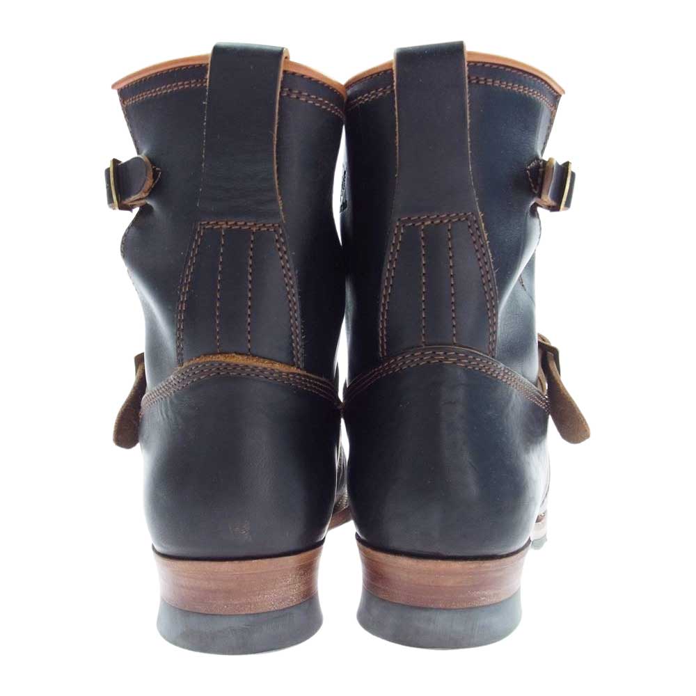 THE FLAT HEAD ザフラットヘッド FN-FB-001 茶芯 HORSE HIDE ENGINEER ホースハイド エンジニアブーツ ブラック系 ブラウン系 US9【中古】