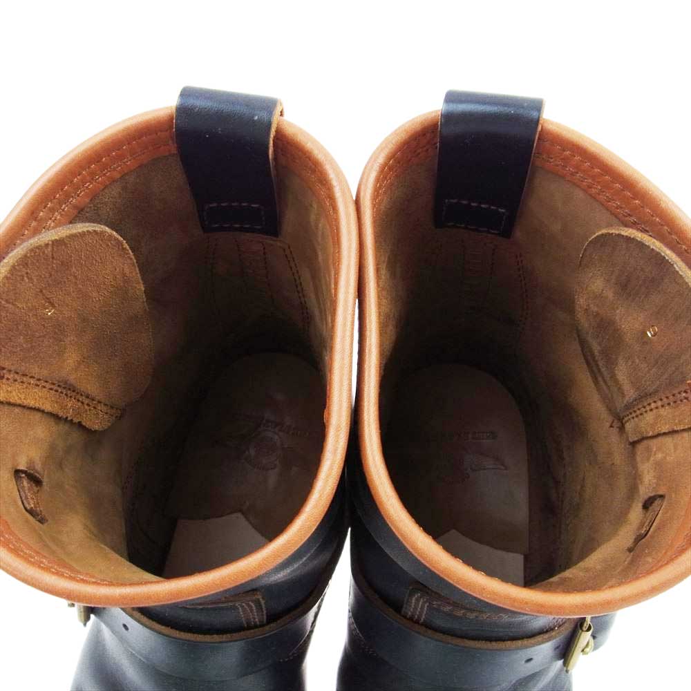 THE FLAT HEAD ザフラットヘッド FN-FB-001 茶芯 HORSE HIDE ENGINEER ホースハイド エンジニアブーツ ブラック系 ブラウン系 US9【中古】