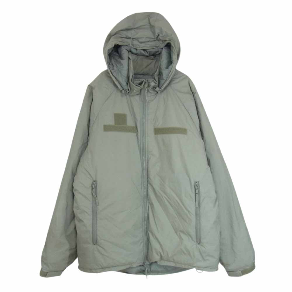 アメリカ軍 8415-01-538-6289 ECWCS エクワックス PARKA ENTREME COLD WEATHER PRIMALOFT LEVEL7 レベル7 民間 プリマロフト ジャケット カーキ系 M【中古】