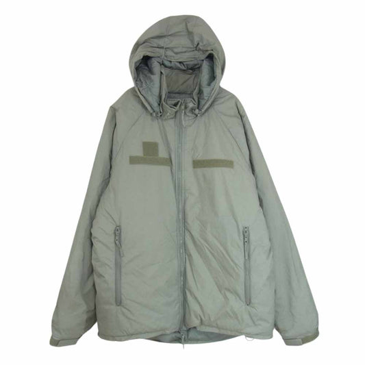 アメリカ軍 8415-01-538-6289 ECWCS エクワックス PARKA ENTREME COLD WEATHER PRIMALOFT LEVEL7 レベル7 民間 プリマロフト ジャケット カーキ系 M【中古】