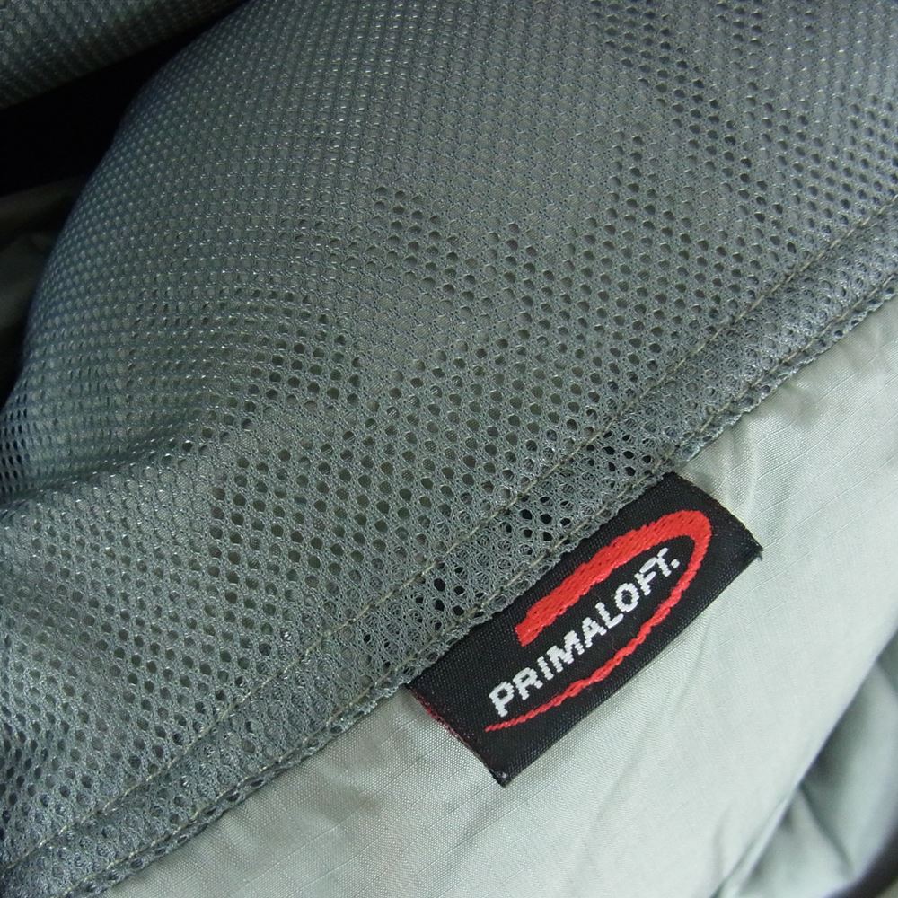 アメリカ軍 8415-01-538-6289 ECWCS エクワックス PARKA ENTREME COLD WEATHER PRIMALOFT LEVEL7 レベル7 民間 プリマロフト ジャケット カーキ系 M【中古】