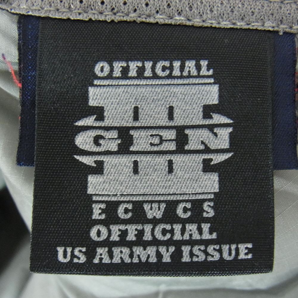 アメリカ軍 8415-01-538-6289 ECWCS エクワックス PARKA ENTREME COLD WEATHER PRIMALOFT LEVEL7 レベル7 プリマロフト ジャケット グレー系 M【中古】