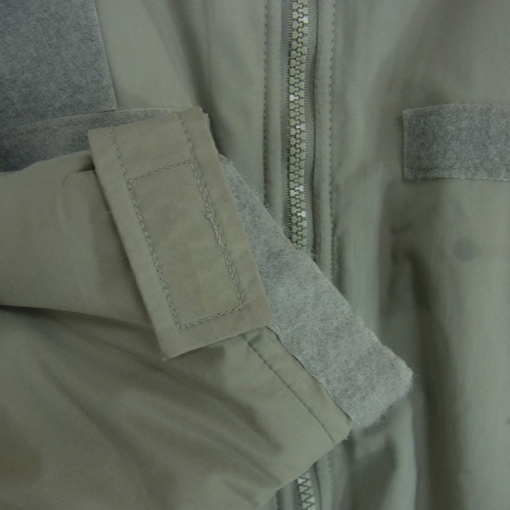 アメリカ軍 8415-01-538-6289 ECWCS エクワックス PARKA ENTREME COLD WEATHER PRIMALOFT LEVEL7 レベル7 プリマロフト ジャケット グレー系 M【中古】