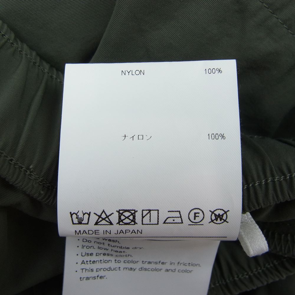 WTAPS ダブルタップス 201TQT-PTM06 TRACKS TROUSERS トラック トラウザーズ パンツ カーキ系 3【美品】【中古】