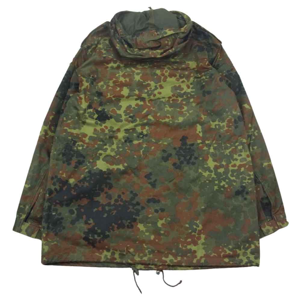 ドイツ軍 8415-12-322-1216  90s カモ フード パーカ コート ジャケット カーキ系【中古】