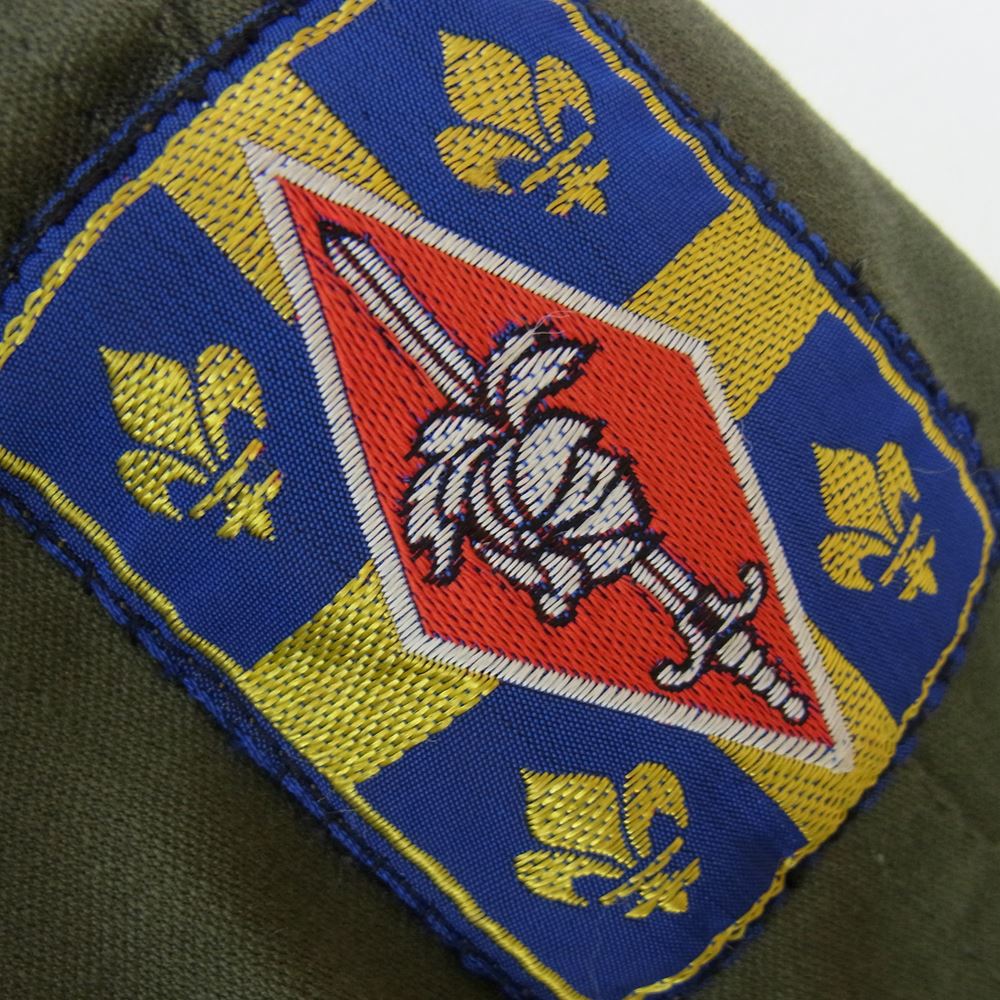 フランス軍 80s U.T.A.H PARIS M-64 ボアフリースライナー ミリタリー コート カーキ系 92L【中古】