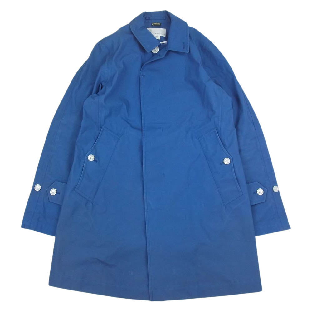 nanamica ナナミカ GORE-TEX Soutien Collar Coat ゴアテックス ステン カラー コート ネイビー系 XS【中古】