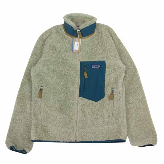 patagonia パタゴニア 21AW 23056 Classic Retro X Jacket クラシック レトロ ボア フリース ジャケット ベージュ系 S【極上美品】【中古】