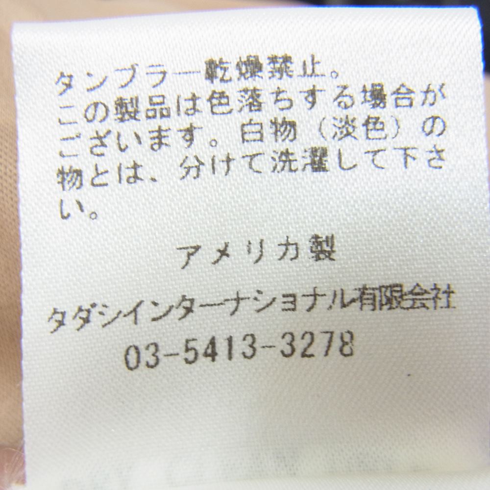 タダシ ショージ USA製 ノースリーブ レース ワンピース ブラック系 6【中古】