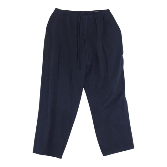 COMOLI コモリ 20SS  R01-03002 ウールギャバジン ドローストリング スラックス パンツ ダークネイビー系 2【中古】