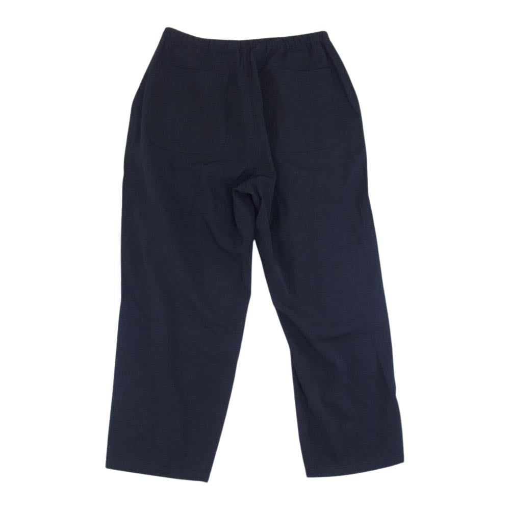 COMOLI コモリ 20SS  R01-03002 ウールギャバジン ドローストリング スラックス パンツ ダークネイビー系 2【中古】