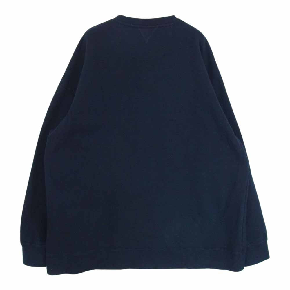 WHITE MOUNTAINEERING ホワイトマウンテニアリング WM2273515 SHAGGY EMBROIDERY CREW NECK PULLOVER シャギー 刺繍 クルーネック プルオーバー スウェット ネイビー系 1【中古】