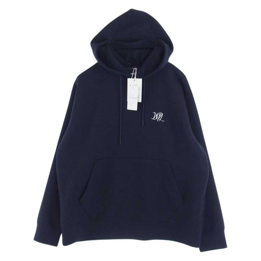 WHITE MOUNTAINEERING ホワイトマウンテニアリング WM2271506 LOGO EMBROIDERY HOODIE ロゴ 刺繍 フーディ スウェット パーカー ダークネイビー系 2【中古】