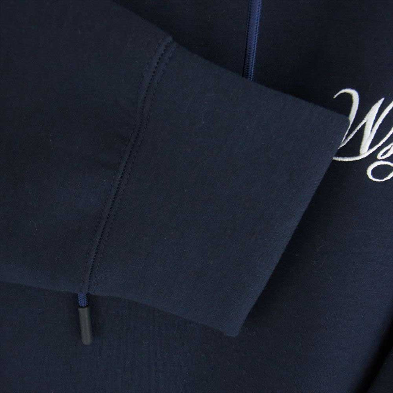 WHITE MOUNTAINEERING ホワイトマウンテニアリング WM2271506 LOGO EMBROIDERY HOODIE ロゴ 刺繍 フーディ スウェット パーカー ダークネイビー系 2【中古】