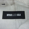 WIND AND SEA ウィンダンシー WDS-PT-10 WORK SHORTS ロゴ ワーク ショート パンツ ブラック系 S【美品】【中古】