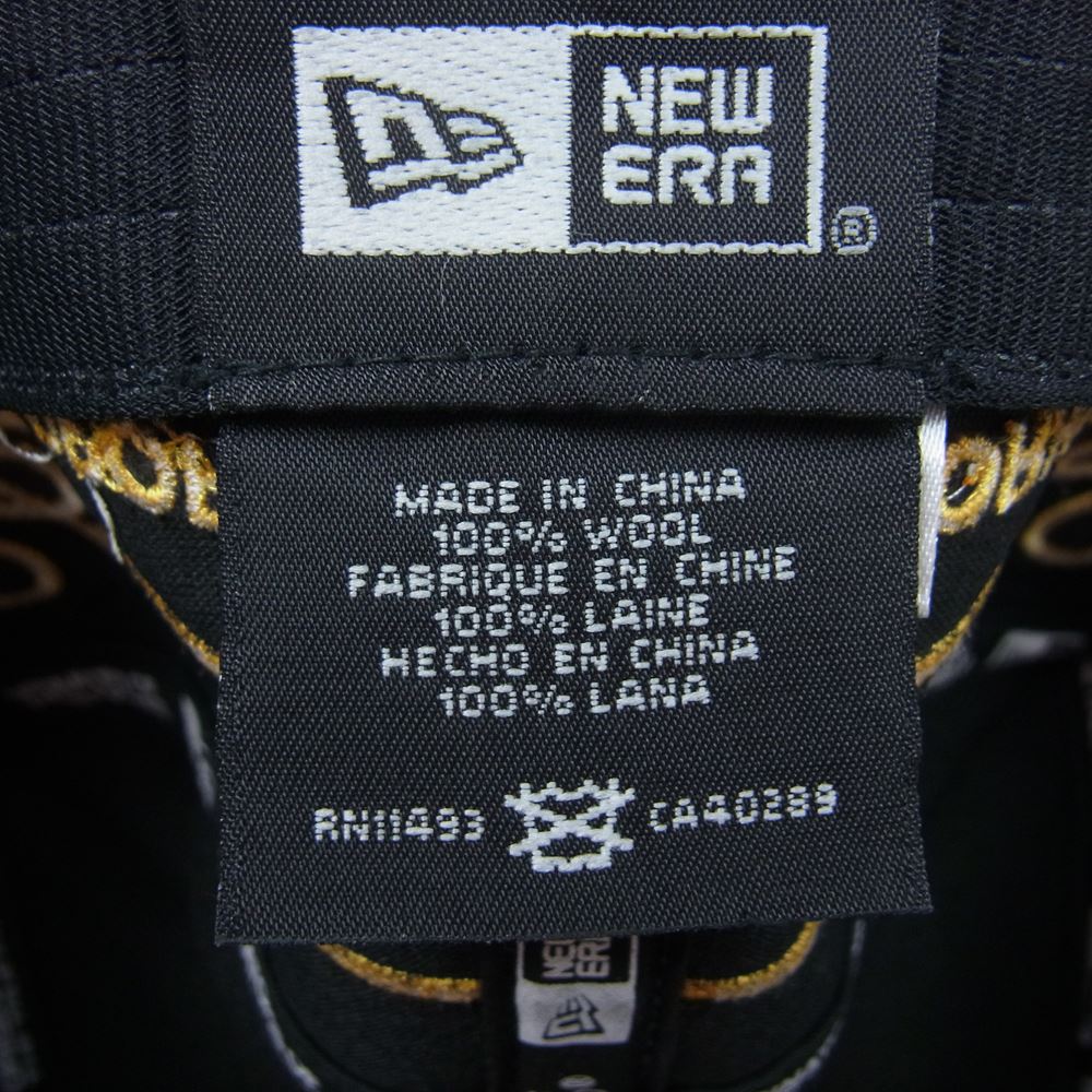 NEIGHBORHOOD ネイバーフッド x NEW ERA ニューエラ CAP キャップ ブラック系 57.7cm【中古】