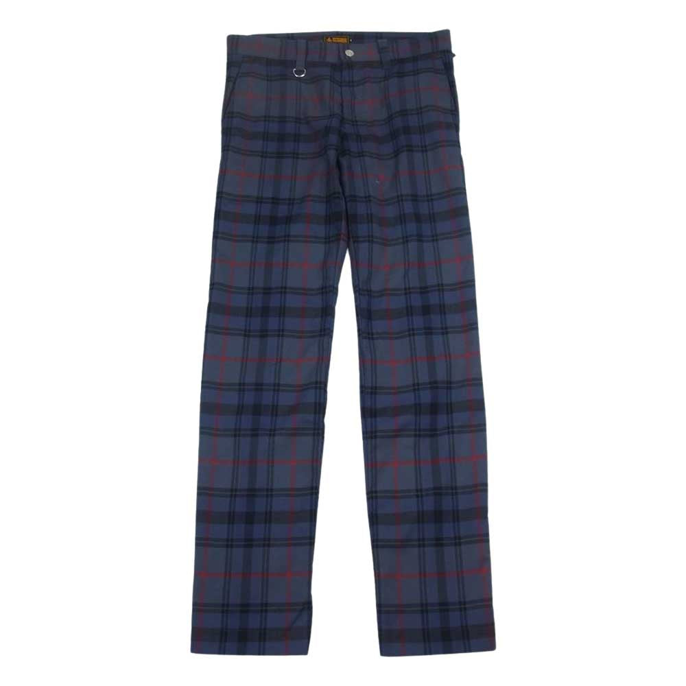 HYSTERIC GLAMOUR ヒステリックグラマー 02181AP02 ジップ スラックス ボンテージ パンツ  ネイビー系 S【中古】