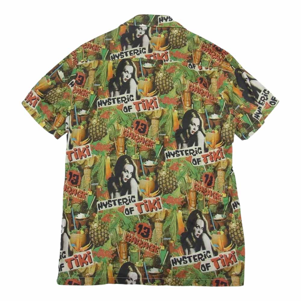 HYSTERIC GLAMOUR ヒステリックグラマー 0242AH07  TIKI総柄 アロハシャツ マルチカラー系 S【中古】