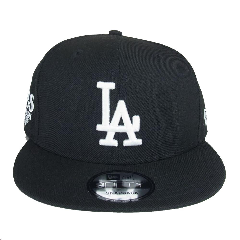 HideandSeek ハイドアンドシーク × NEW ERA CAP ニューエラ  Los Angeles Dodgers ドジャーズ キャップ  ブラック系【中古】