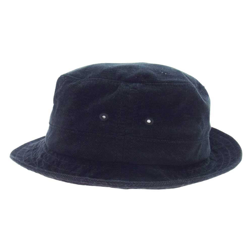 Supreme シュプリーム corduroy crusher hat コーデュロイ クラッシャー ハット ブラック系 S/M【美品】【中古】
