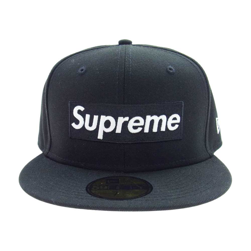 Supreme シュプリーム 21SS × New Era 27-time Champions Box Logo ニューエラ チャンピオンズ ボックスロゴ キャップ ブラック系 57.7cm【美品】【中古】