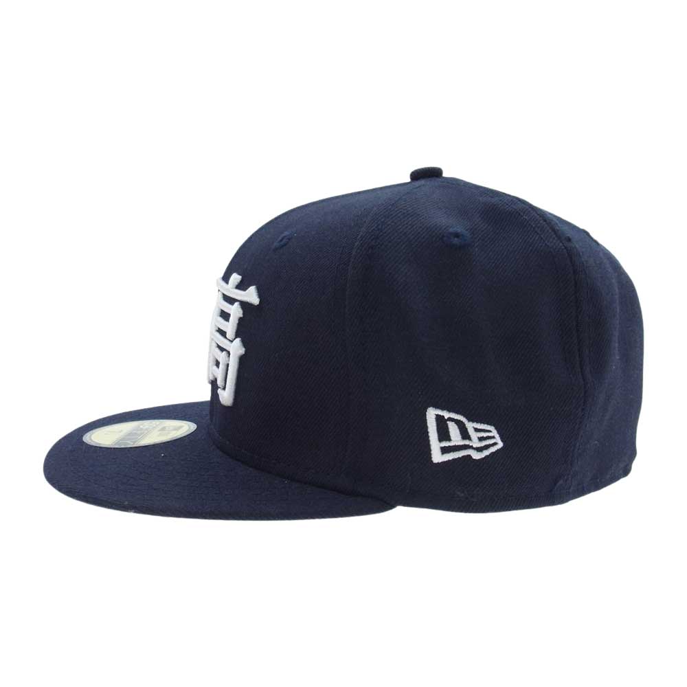 Supreme シュプリーム 15SS × NEWERA ニューエラ Kanji Logo New Era Cap 漢字 最高 キャップ  ネイビー系 57.7cm【中古】