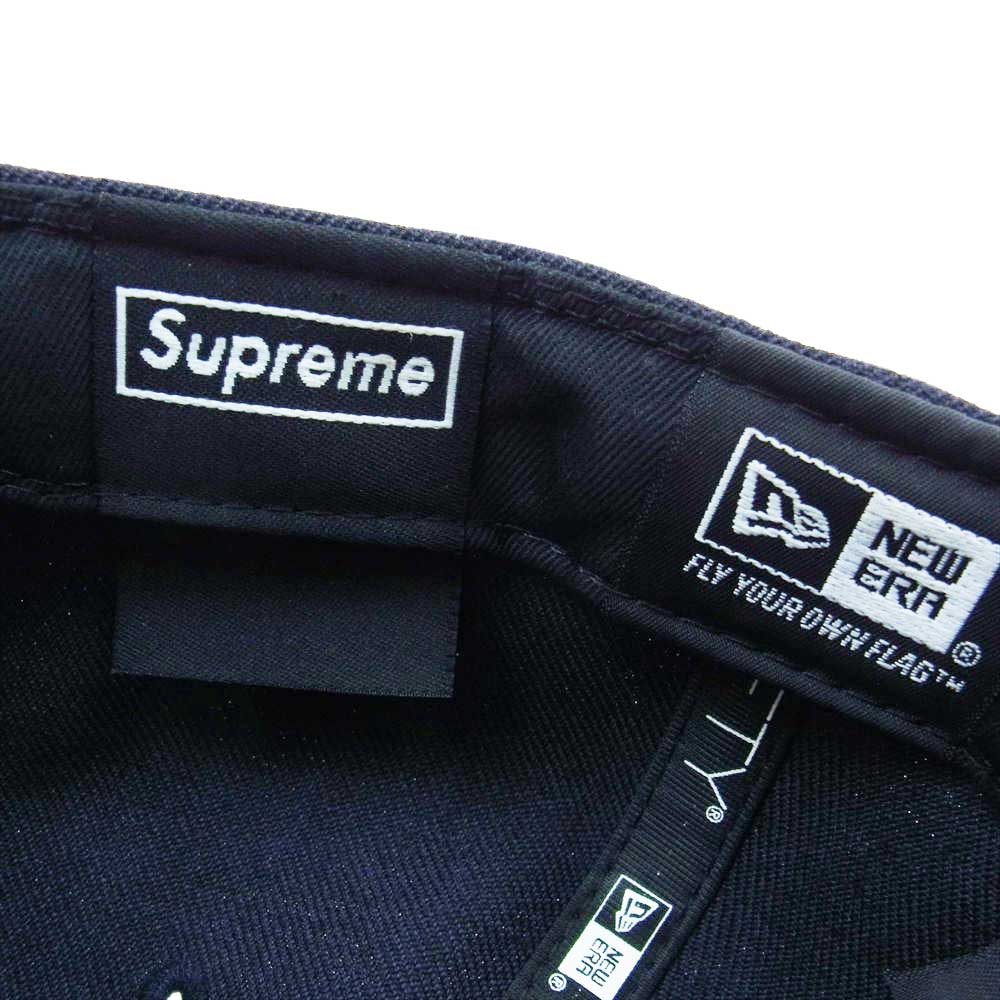 Supreme シュプリーム 15SS × NEWERA ニューエラ Kanji Logo New Era Cap 漢字 最高 キャップ  ネイビー系 57.7cm【中古】