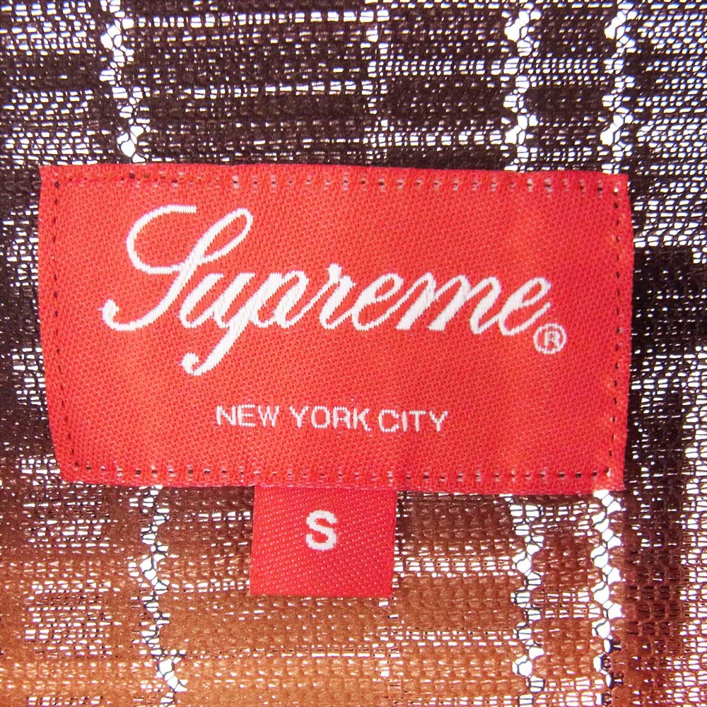 supreme Lace s/s レースシャツ