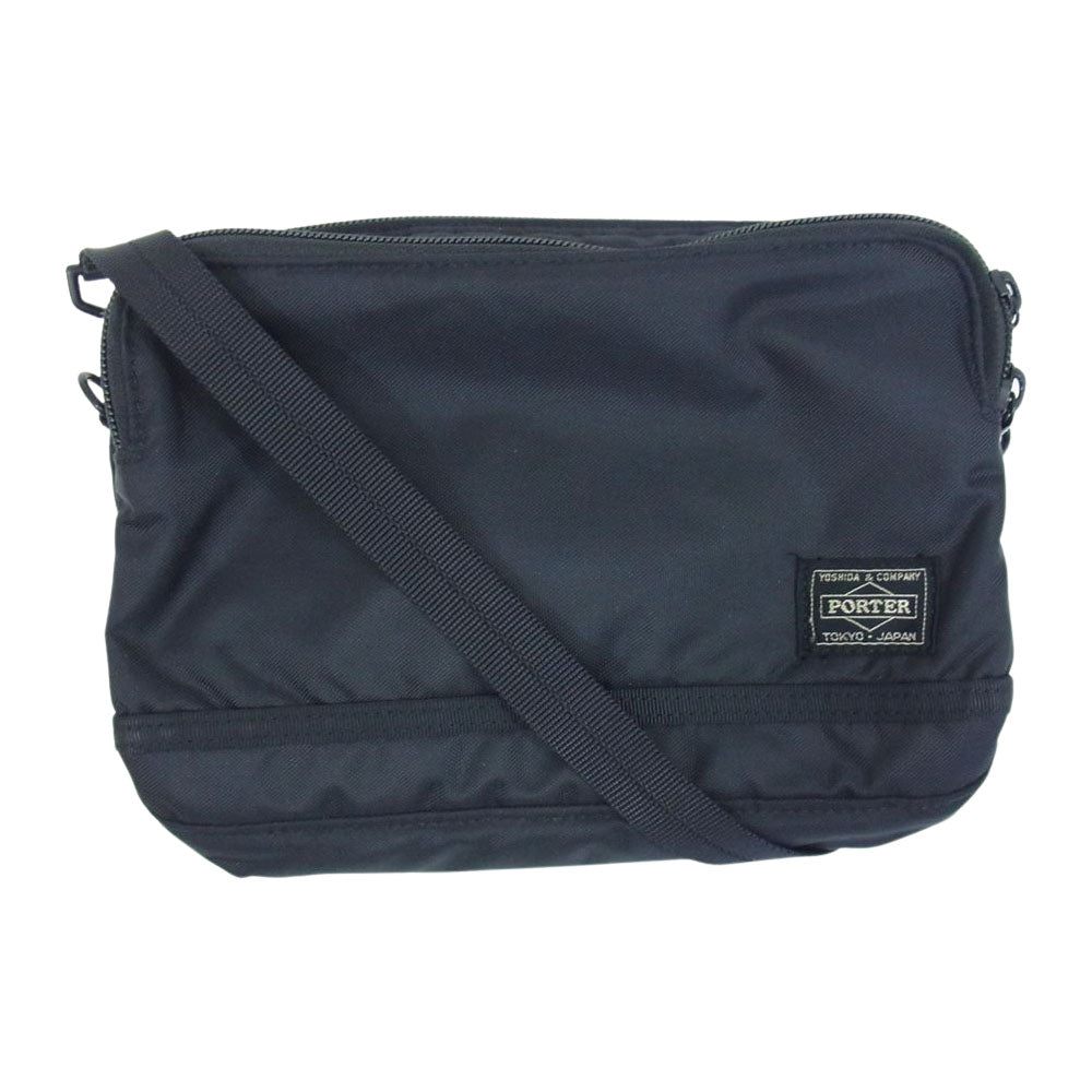 PORTER ポーター 689-05940 フラッシュ ショルダーバッグ ブラック系【中古】