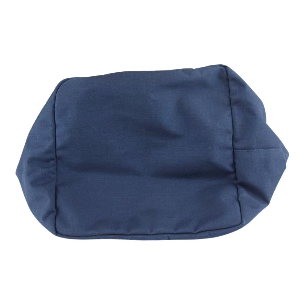 Herve Chapelier エルベ・シャプリエ 725C コーデュラ 舟型 トート バッグ L ネイビー モカ ネイビー系【中古】