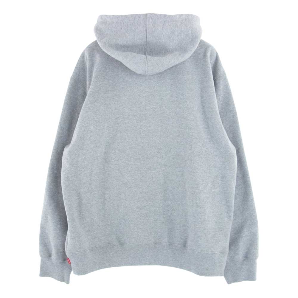Supreme シュプリーム Burberry 22SS Box Logo Hooded Sweatshirt バーバリー ボックスロゴ フーデッド スウェットシャツ パーカー グレー系 M【中古】