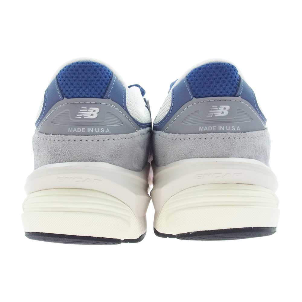 NEW BALANCE ニューバランス U990TC6 990 V6 スニーカー グレー系 ネイビー系 25.5cm【新古品】【未使用】【中古】