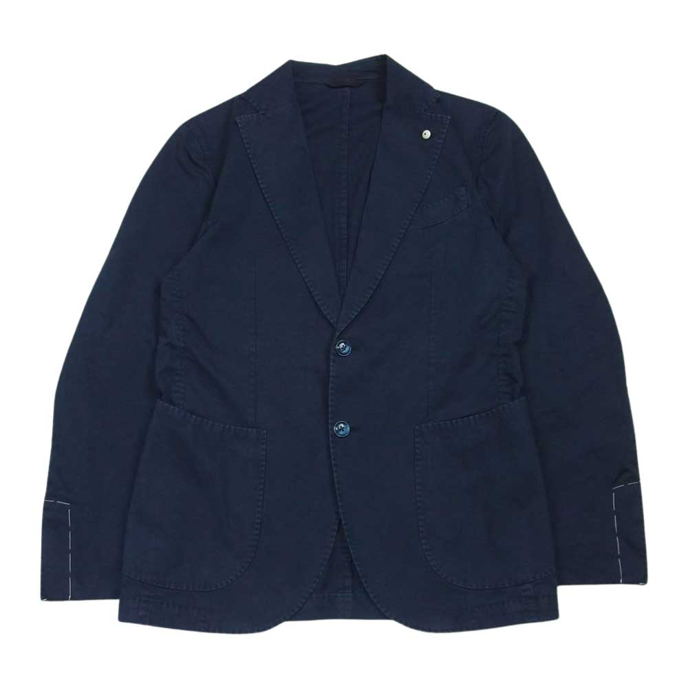 エルビーエム1911 6L29705731 コットン 2B テーラード ジャケット ネイビー系 サイズ表記無し【中古】