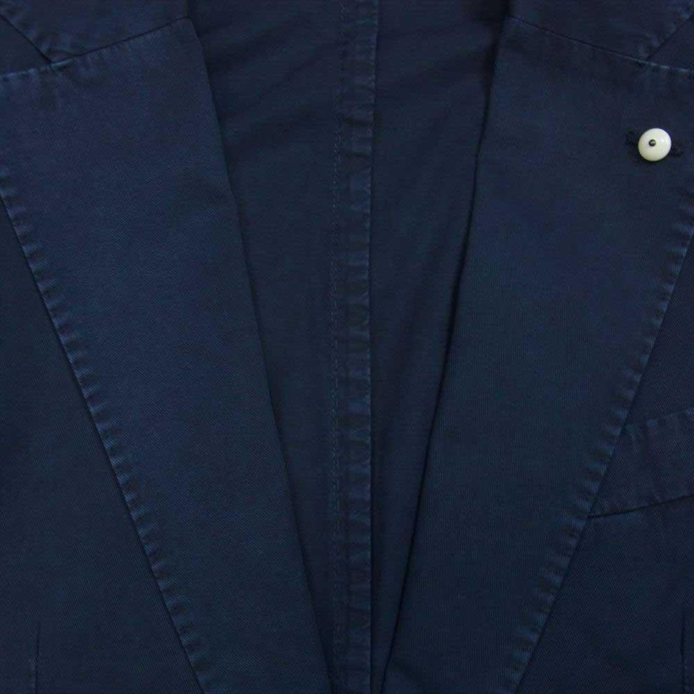 エルビーエム1911 6L29705731 コットン 2B テーラード ジャケット ネイビー系 サイズ表記無し【中古】