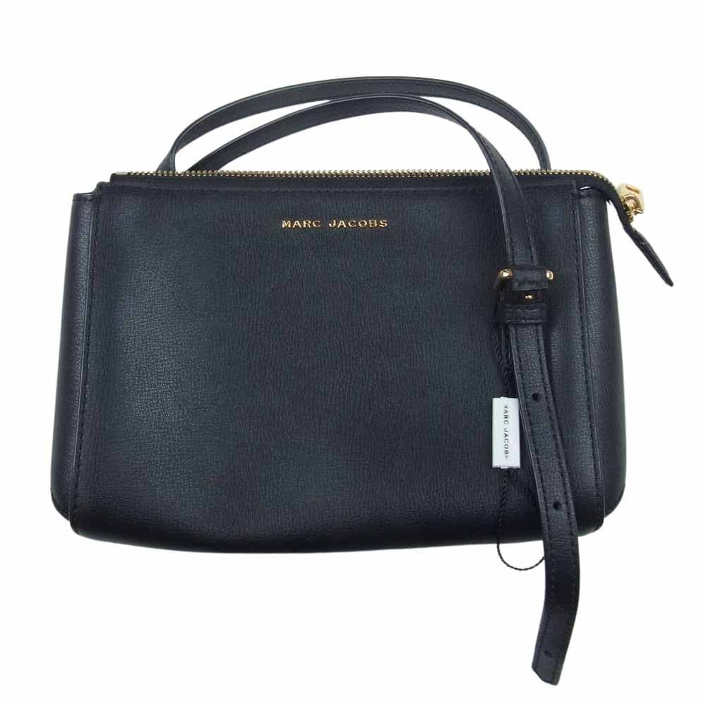 MARC JACOBS マークジェイコブス M0013941 THE COMMUTER ザ コミューター レザー クロスボディ ショルダーバック ブラック系【美品】【中古】
