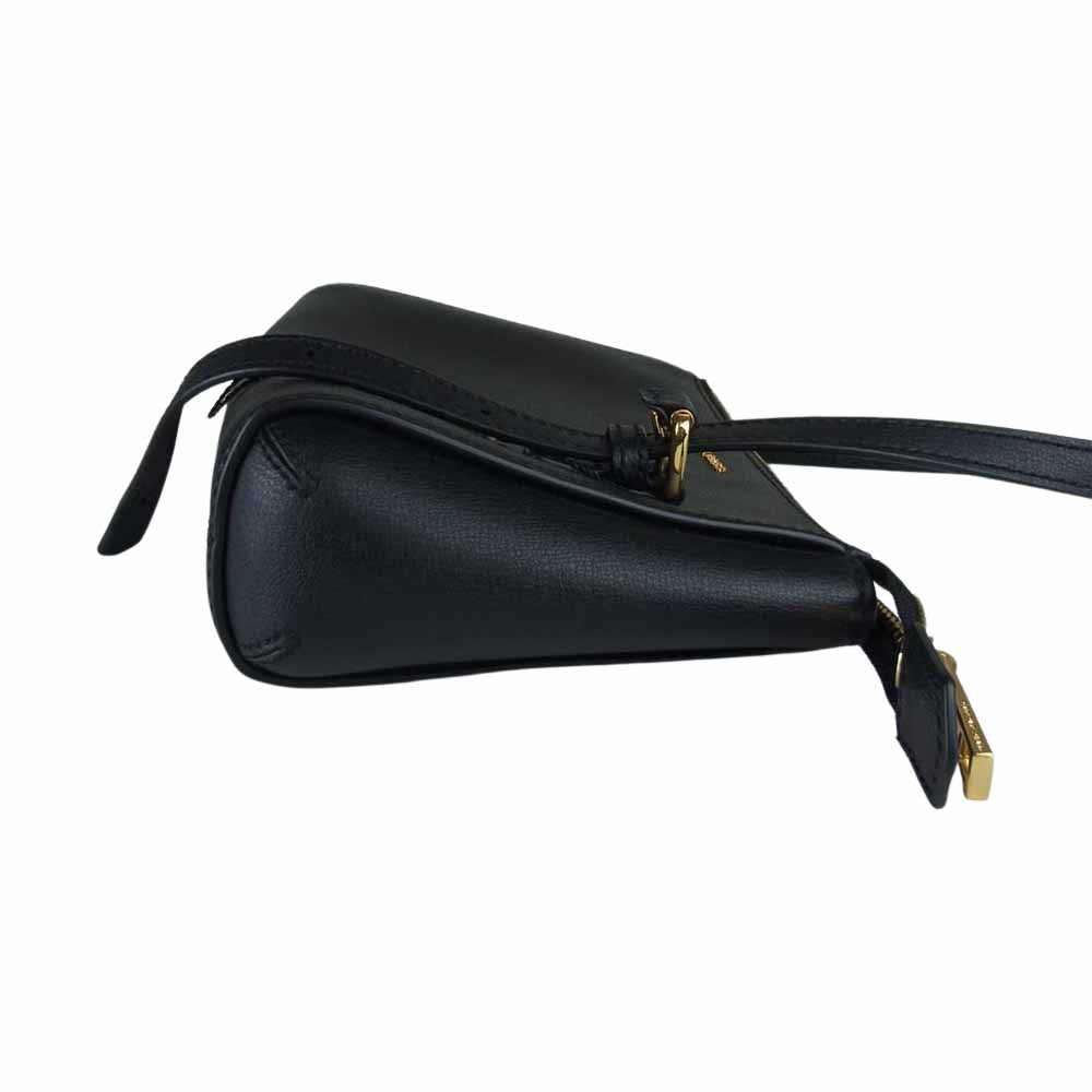 MARC JACOBS マークジェイコブス M0013941 THE COMMUTER ザ コミューター レザー クロスボディ ショルダーバック ブラック系【美品】【中古】