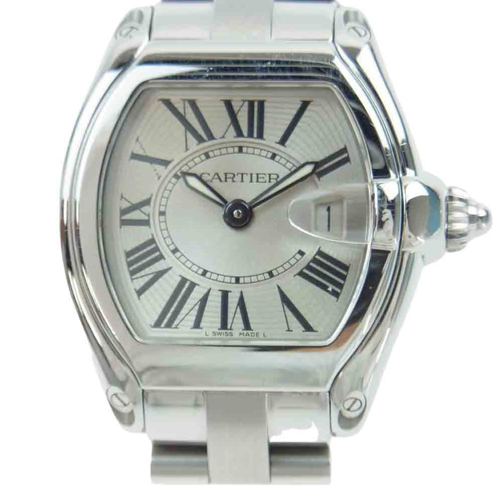 CARTIER カルティエ W62016V3 ロードスター SM ステンレス SS クォーツ ウォッチ 腕時計 シルバー系【中古】