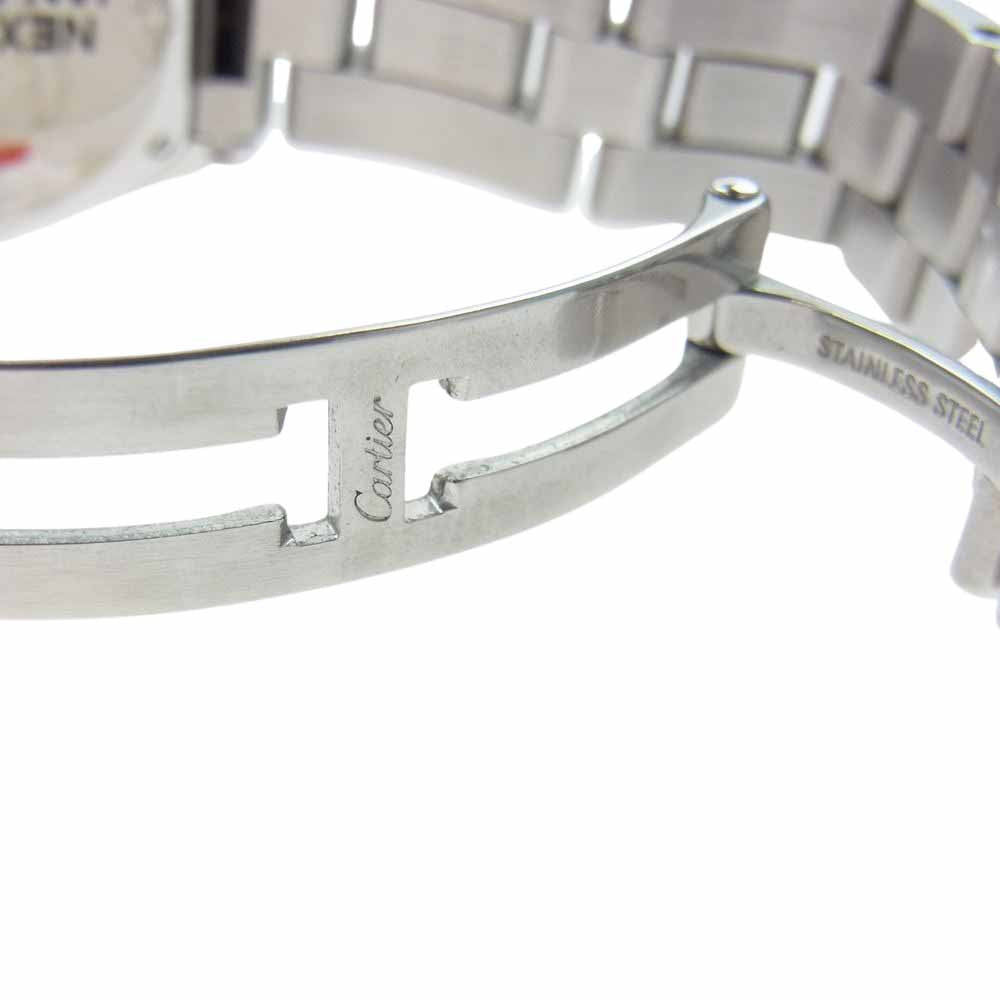 CARTIER カルティエ W62016V3 ロードスター SM ステンレス SS クォーツ ウォッチ 腕時計 シルバー系【中古】