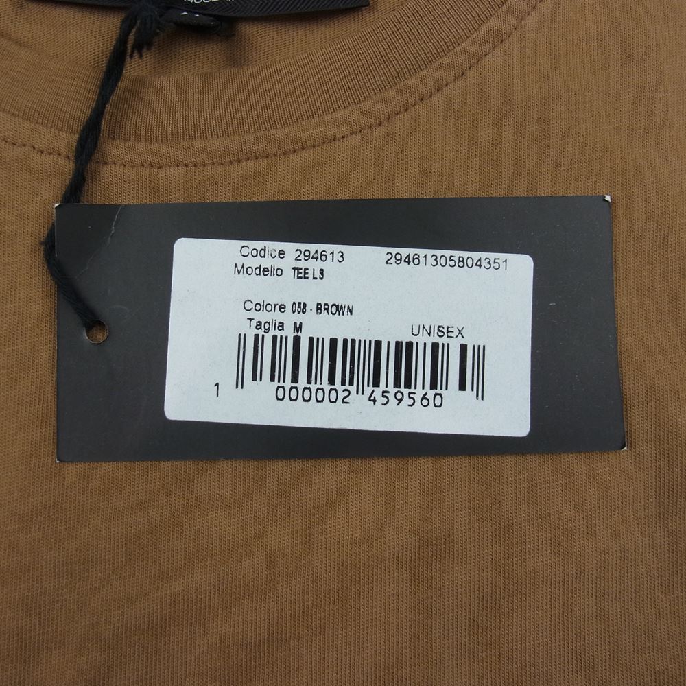 ハイドロゲン 国内正規品 TEE LS ロゴ 長袖 Tシャツ ブラウン系 M【美品】【中古】