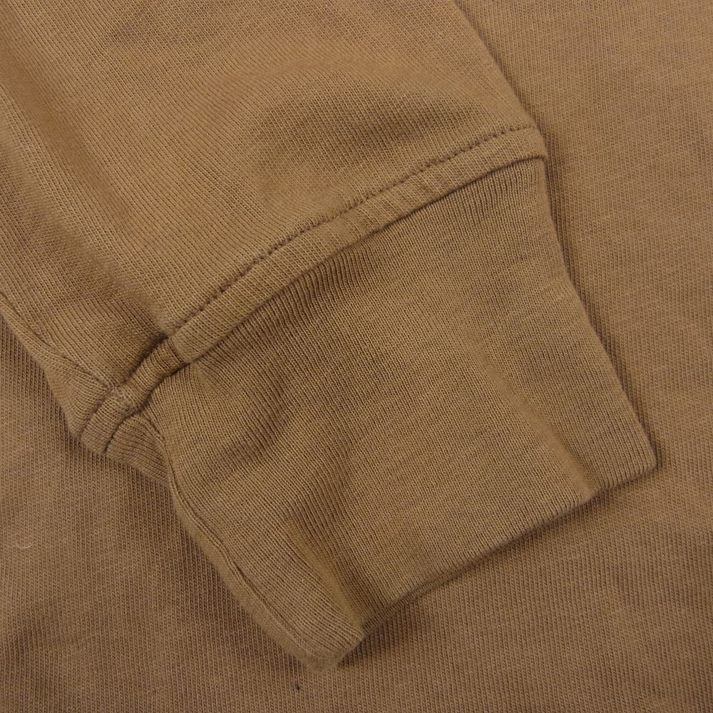 ハイドロゲン 国内正規品 TEE LS ロゴ 長袖 Tシャツ ブラウン系 M【美品】【中古】