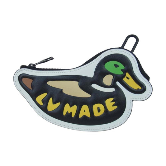 LOUIS VUITTON ルイ・ヴィトン N60388  × NIGO ニゴ ヴァージルアブロー PORTE-MONNAIE ET PORTE-CARTES DUCK 鴨 LVスクエアード コインケース ダミエジャイアント ブラック系 ブラウン系【美品】【中古】