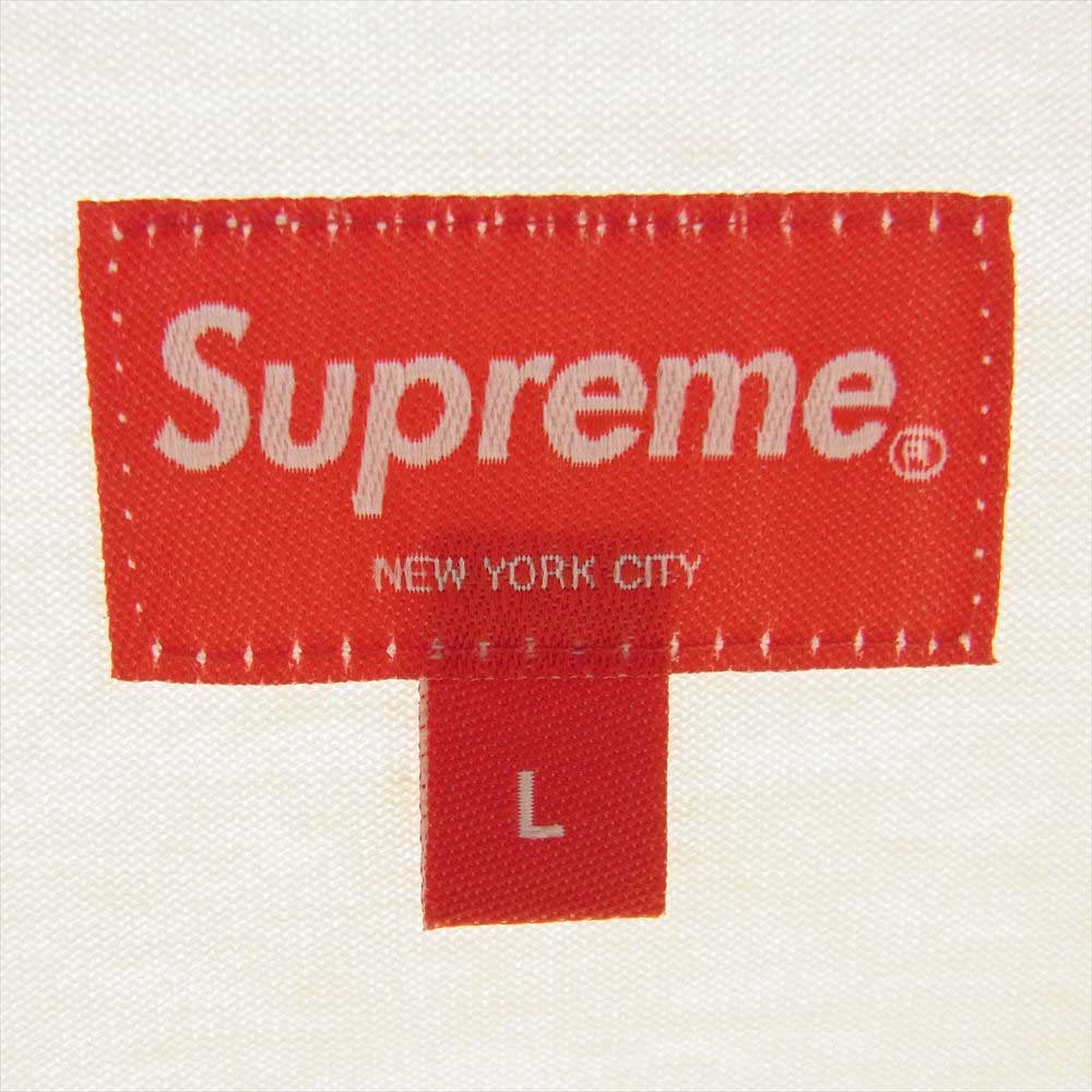 Supreme シュプリーム 23SS Small Box L/S Tee Oatmeal スモール ボックス ロゴ 長袖 Tシャツ オートミール オフホワイト系 L【中古】