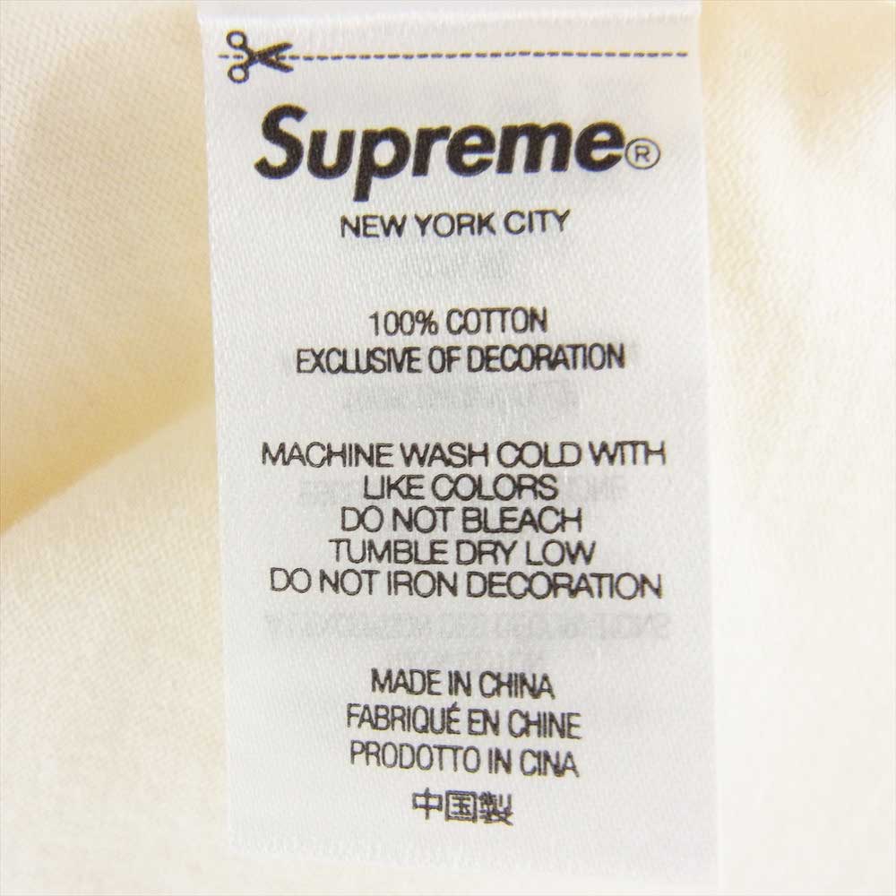Supreme シュプリーム 23SS Small Box L/S Tee Oatmeal スモール ボックス ロゴ 長袖 Tシャツ オートミール オフホワイト系 L【中古】
