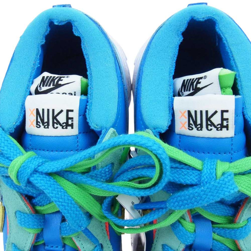 新品未使用 KAWS × sacai × Nike Blazer Low ブルー