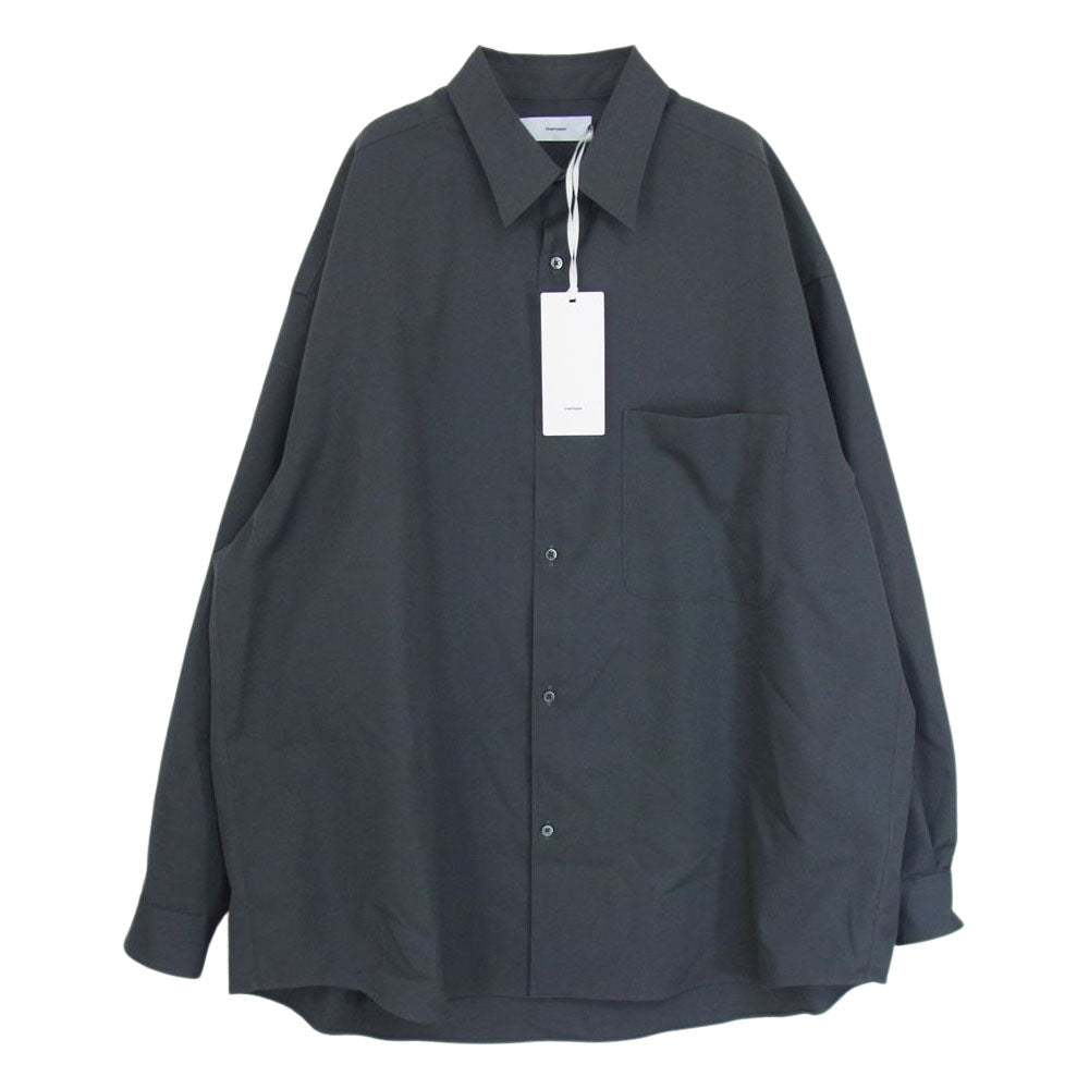 GRAPHPAPER グラフペーパー 21AW GM214-50009 Vist Wool Oversized L/S ...